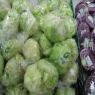 韓国京畿道にて、スーパーマーケットの野菜コーナー2